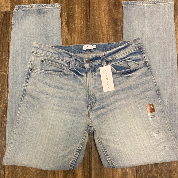 True Craft Light Blue Men's Straight Jeans - Picture 1 of 1